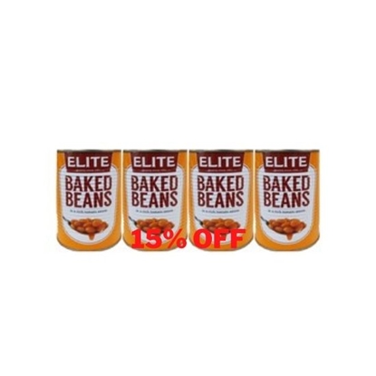 Picture of ELITE BAKED BEANS 4X435GR 15% OFF